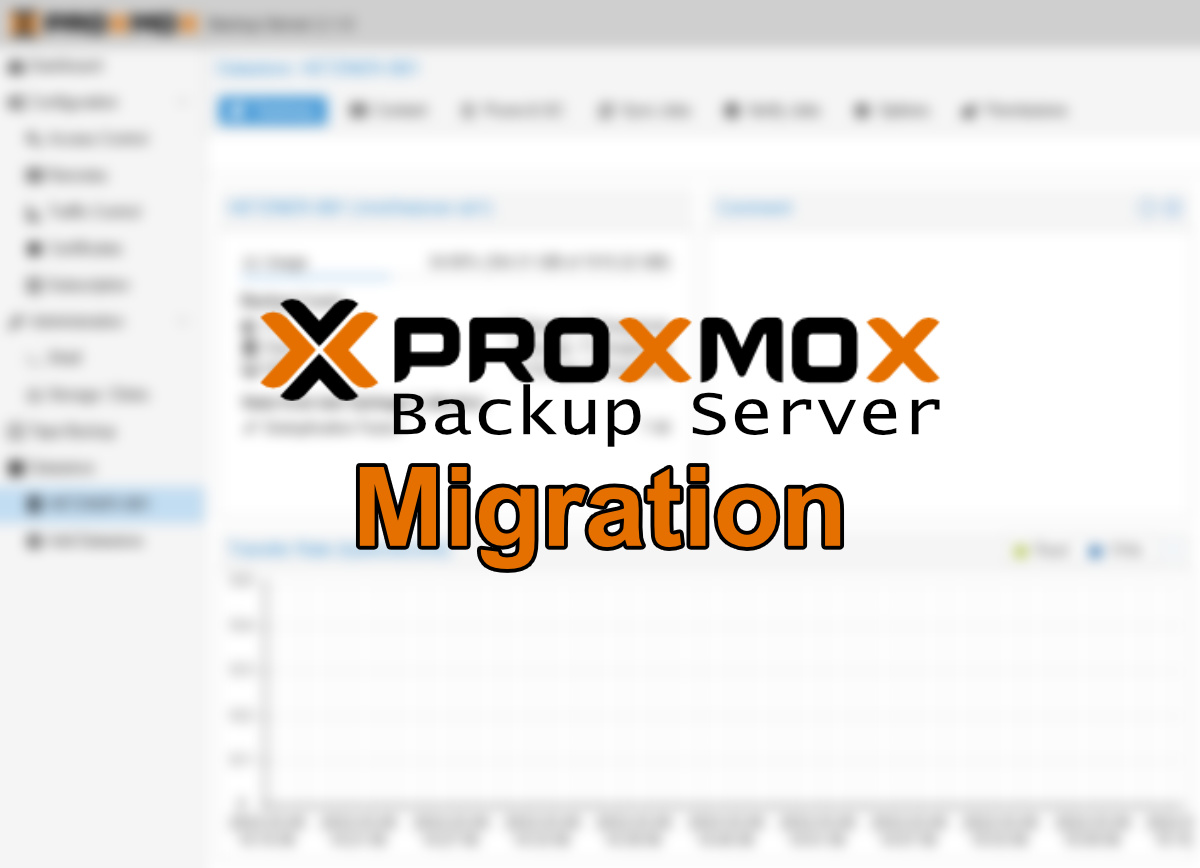 Migrate Proxmox Backup Server
